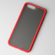 cance1 蘋果iPhoneXR手機(jī)殼全包硅膠XsMax套軟男防摔加厚高出屏幕78Plus撞色 【7P/8Plus 紅色】