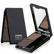 novo雙色眉粉自然造型 4#淺咖啡+深咖啡雙色眉粉