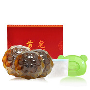苗皂（MIAO SOAP）千姿苗皂手工皂控油清潔洗臉皂潔面皂男女士學(xué)生控油香皂 苗皂*3粒(隨機形狀)