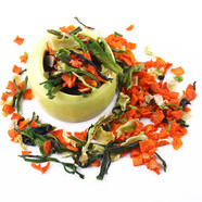 潔西混合脫水蔬菜干兔子磨牙零食龍貓倉鼠營養(yǎng)糧食胡蘿卜高麗菜干250g