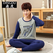 青少年純棉內衣套裝全棉秋衣秋褲中大童學(xué)生男童中領(lǐng)棉毛衫秋冬季 軍綠色 TX49-06D-灰色自行車(chē) 170 適160-166厘米110斤內