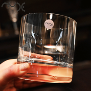 洛娜 土耳其Nude進(jìn)口水晶玻璃威士忌酒杯洋酒杯果汁杯水杯家用大號 單只直身平底290ML