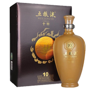五糧液股份公司 濃香型白酒 商務(wù)宴請收藏送禮白酒禮盒 50度 500mL 1瓶 五糧液 10年/十年