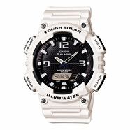 卡西歐（CASIO）男表  學(xué)生運動(dòng)手表 多功能雙顯電子表 防水夜光石英表 太陽(yáng)能LED夜光AQ-S810WC-7A