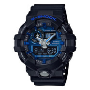 卡西歐Casio G-SHOCK冰川冰韌系列 35周年限定新款半透明 運動防水男士手表禮物送男友 GA710-1A2 藍色大表盤