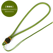 手工編織菠蘿結(jié)手把件繩把玩繩車(chē)鑰匙手機(jī)玉石掛繩吊墜葫蘆配飾繩 軍綠色