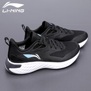 李寧（LI-NING）云五代丨運(yùn)動(dòng)鞋男鞋2024新款透氣休閑運(yùn)動(dòng)科技跑步鞋子男士 黑色 43