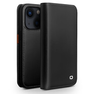 洽利（QIALINO） iPhone14pro max手機殼真皮插卡蘋果翻蓋支架全包防摔保護套商務 蘋果14plus經(jīng)典二代黑色