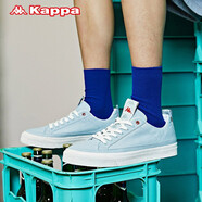 Kappa串標男女休閑板鞋小白鞋帆布鞋春季新款|K09W5CC45 天空藍865 37