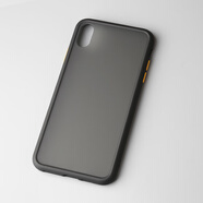 cance1 蘋果iPhoneXR手機(jī)殼全包硅膠XsMax套軟男防摔加厚高出屏幕78Plus撞色 【Xs Max 黑色】