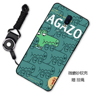 膜思維 OPPO R17/R17Pro手機(jī)殼保護(hù)套 全包邊個性磨砂防摔男女款硅膠軟殼 綠底鱷魚 OPPO R17Pro