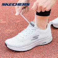 斯凱奇（Skechers）跑步鞋男鞋旗艦網(wǎng)鞋透氣運(yùn)動(dòng)鞋秋季新款網(wǎng)面鞋男士鞋子 OFWT乳白色 43.5