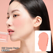 BBIA韓國單色腮紅膏小猴子推薦碧娥01牛奶粉杏仁裸妝自然04腮紫啞光 02# Downy Peach 柔和桃色