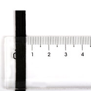 若軒細扁窄彈力松緊帶嬰兒褲子褲腰高彈力橡皮筋松緊繩黑色服裝輔 0.5cm寬 黑色 10米長(cháng)(不含贈品)