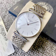 【二手99新】浪琴（LONGINES）男表瑞表嘉嵐系列 商務(wù)休閑超薄自動機(jī)械手表男士 浪琴石英男表 36mm羅馬刻石英L4.755.4.11.6 進(jìn)口手表+全國包郵+終身售后