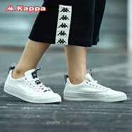 Kappa串標男女休閑板鞋小白鞋帆布鞋春季新款|K09W5CC45 白色012 40