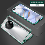 珍酷OPPOA3手機殼PKA110全包正反雙面玻璃磁吸全包防摔保護套背面素皮透明一體免貼膜男女個(gè)性創(chuàng  )意新款 oppoA3【綠色】雙面玻璃磁吸全包殼膜一體免貼膜