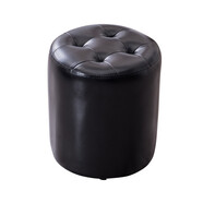 孜度 皮凳子沙發(fā)凳客廳換鞋凳歐式皮墩沙發(fā)凳客廳矮凳家用換鞋凳圓凳