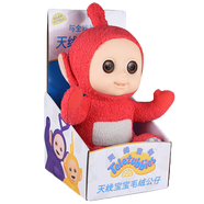 正版天線(xiàn)寶寶毛絨玩具小波迪西公仔玩偶可愛(ài)兒童玩具安撫睡眠娃娃生日禮物 坐姿小迪紅色18cm 可支持專(zhuān)柜驗貨