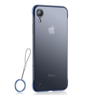 龍豈 蘋果x手機(jī)殼xs超薄xr透明防摔iPhoneXMax磨砂無(wú)邊框保護(hù)套max潮牌iphonexr 蘋果xr【升級(jí)超薄款-透藍(lán)】送鋼化膜