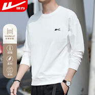 回力衛(wèi)衣男 圓領(lǐng)長袖t恤印花簡約打底衫男春秋季休閑潮流外套男裝