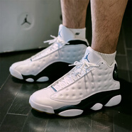 耐克（NIKE）Air Jordan 13 Wolf Grey aj13 防滑減震耐磨休閑運動(dòng)復古籃球鞋 414571-140白藍 43 (275mm)