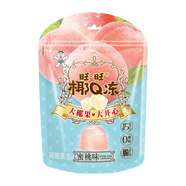 旺旺椰Q凍 蜜桃味450g 休閑糖果 零食果凍 餐后甜點(diǎn) 小零食 解饞 