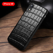 【配鋼化膜】蘋(píng)果x/xs/xr手機殼iphonexs max真皮手機保護皮套蘋(píng)果7/8plus潮男女 真皮鱷魚(yú)紋【蘋(píng)果XR】