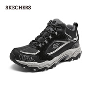 斯凱奇（Skechers）男女云霄防水徒步鞋緩震180212C 黑色/灰色/BKGY 41