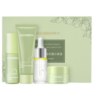 果本（gooben） 鱷梨緊致凝時(shí)抗皺六件套裝護(hù)膚品化妝品禮盒女補(bǔ)水保濕水乳霜 牛油果-小美盒