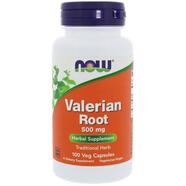 Now Foods  纈草根 valerian root500 mg, 100粒植物膠囊