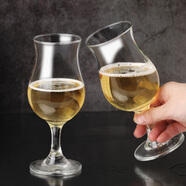 利比大使玻璃杯啤酒杯飲料杯果汁杯酒吧飯店KTV專(zhuān)用杯子水杯冰咖啡杯 （2只裝）