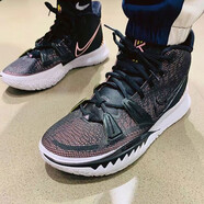 耐克（NIKE）KYRIE 7 歐文7造物主黑白藍英雄電影男女舒適休閑運動(dòng)籃球鞋 CQ9327-005黑金 40 (250mm)