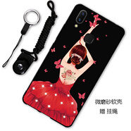 漢牌 適用vivo X21手機(jī)殼X21A后指紋版保護(hù)套防摔磨砂男女情侶個(gè)性潮軟殼 翩翩起舞