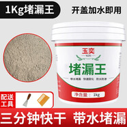 玉奕 直用水泥砂漿防水涂料堵漏王快干水泥花盆制作家用速干水泥黃沙補漏王 堵漏王1kg【速干水泥】送工具