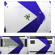 雷蛇Razer靈刃15電腦貼紙標(biāo)準(zhǔn)版精英版機身炫彩貼膜15.6英寸筆記本外殼保護膜 款式2 A面