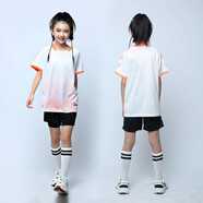 圣希奴（SaintsYno）女童羽毛球服套裝2025新款夏季小學(xué)生男童比賽訓練服乒乓球衣定制 7712白色套裝（男女同款） 2XS（130-140cm）
