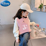 迪士尼（Disney）女童衛(wèi)衣春秋款2024新款洋氣兒童秋裝小女孩秋季童裝POLO領(lǐng)上衣潮 品牌童裝-Q62-美人魚(yú)【春秋季】 品牌童裝-120cm