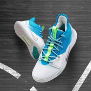 耐克（NIKE）男鞋新款 PG3 泡椒3 保羅喬治3代 NASA聯(lián)名籃球鞋 BQ6242-007 AO2608-AO2607-005/PG3藍(lán)白 41