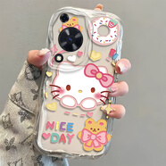 貓漫尖【抖音同款全貼合】線(xiàn)條狗狗華為暢享70手機殼FGD-AL00防摔硅膠時(shí)尚潮可愛(ài)女款全包 透明奶油紋-愛(ài)心凱蒂貓 華為暢享70【無(wú)膜】