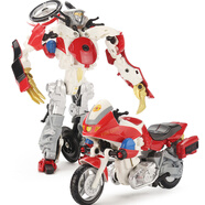 凱裕合金合金仿真車變形機(jī)器人玩具金剛大力神消防工程車兒童塑料合金汽車 【KY3082】九幽摩托車