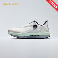 安踏（ANTA）全天候系列跑鞋新款男女同款跑步鞋緩震運動(dòng)鞋112435508A 【男款】積云灰-3 44