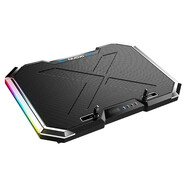 聯(lián)想ThinkBook 14+/16+/ThinkPad E14/X13/S2k筆記本支架  散熱器 電腦包鍵盤鼠標耳機 筆記本配件 諾西散熱器  黑色（六風扇+多檔調速） ThinkBook 14+