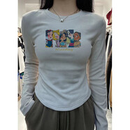 妃麗慕尚百搭v領(lǐng)長(cháng)袖t恤女早秋冬季加絨白色內搭打底衫修身顯瘦正肩上衣服 A746-206【磨毛款】白色 M 建議100斤以?xún)?
                                         title=