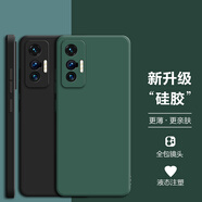HotFire 適用vivoX70手機(jī)殼 vivo X70保護(hù)套 鏡頭全包升級(jí)磨砂防摔男女款超薄硅膠軟殼-靜夜黑
