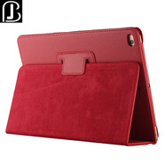 倍技適用蘋(píng)果平板ipadAir2保護(hù)套A1566A1567A1474A1475休眠皮套外殼9.7英寸 Air/Air2 通用 大紅