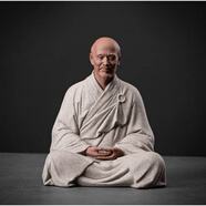 陶瓷弘一法師人物擺件新中式禪意四大高僧家居桌面裝飾工藝品 泓一法師