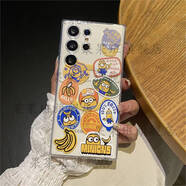 彌靜覓經(jīng)典小黃人適用三星s24ultra手機殼硅膠s23/s22+磁吸情侶s20fe/s21孫千同款not 透明磁吸-拼圖小黃人 透明邊 iPhone 6s Plus