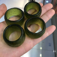 飛鵝捷克隕石原石扳指 戒指 原石打磨 口徑齊全 一體式 能量強大 寬版