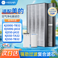 KISSAIR 適配美的空氣凈化器KJ700G-H32/KJ720G-H31/KJ750G-XA11系列FC-70H1復合過(guò)濾芯濾網(wǎng)